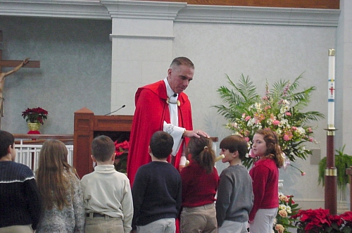 Blessing Of the Throats At St. Stephen - 2005